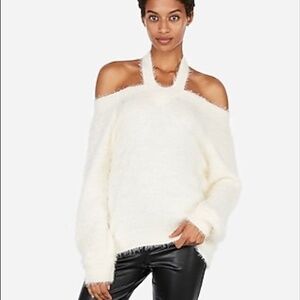 Express Feather Soft Cut-Out Sweater - NWT